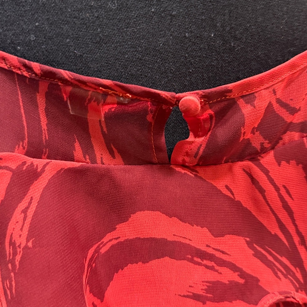 Red Ruffle Tank Top - Picture 4 of 8